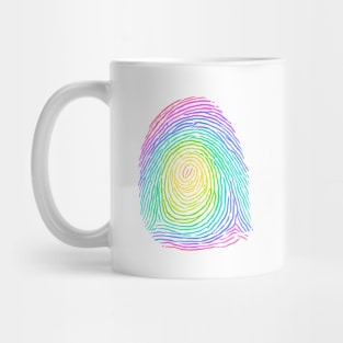 Fingerprint spectrum Mug